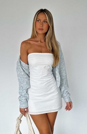 White Fox No Stopping Her Mini Dress White | ZKCRLV-532