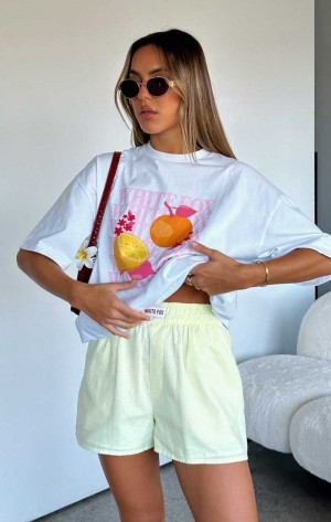 White Fox Oh So Sweet Oversized Tee White | JOINAS-715