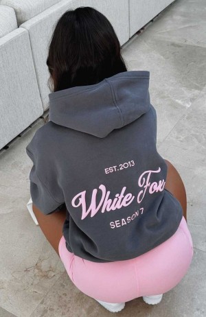 White Fox Season 7 Oversized Hoodie Monument | WFSLQU-054