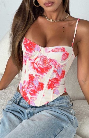 White Fox Sugar Rush Bustier Florence Rose | KFNDXA-127