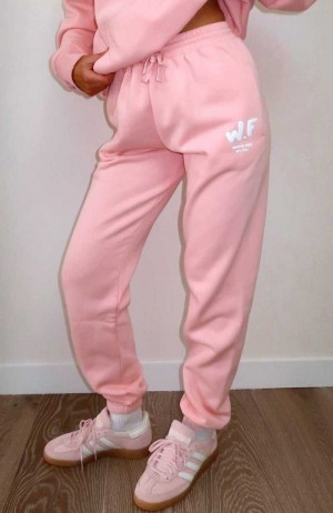 White Fox The New Standard Sweatpants Pink | HXASFJ-926