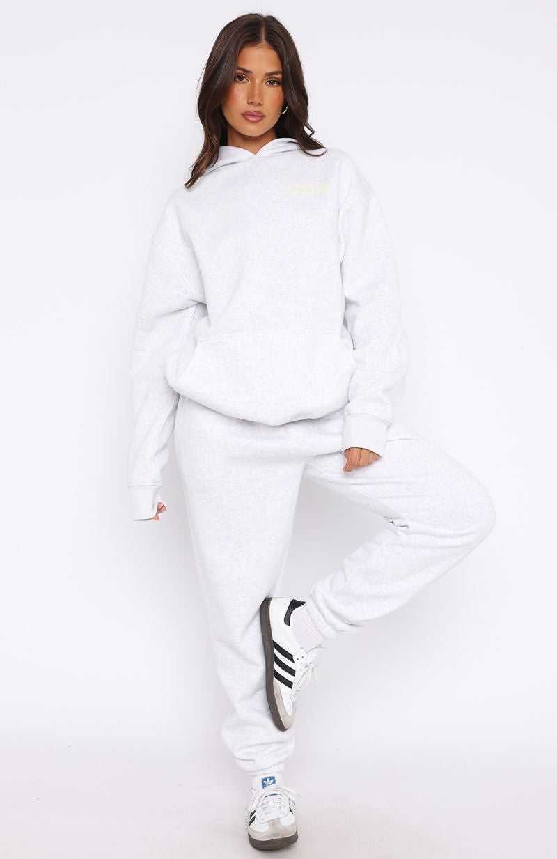 White Fox Active Club Sweatpants Grey Marle | NRUWCG-784