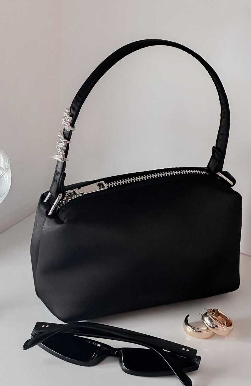 White Fox After Hours Mini Bag Black | KEZOYV-365