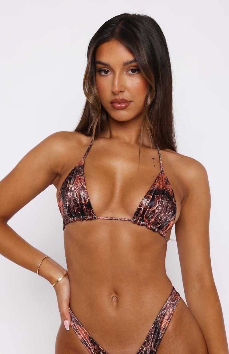 White Fox Alegra Bikini Top Desert Jewel | MHVEZF-694