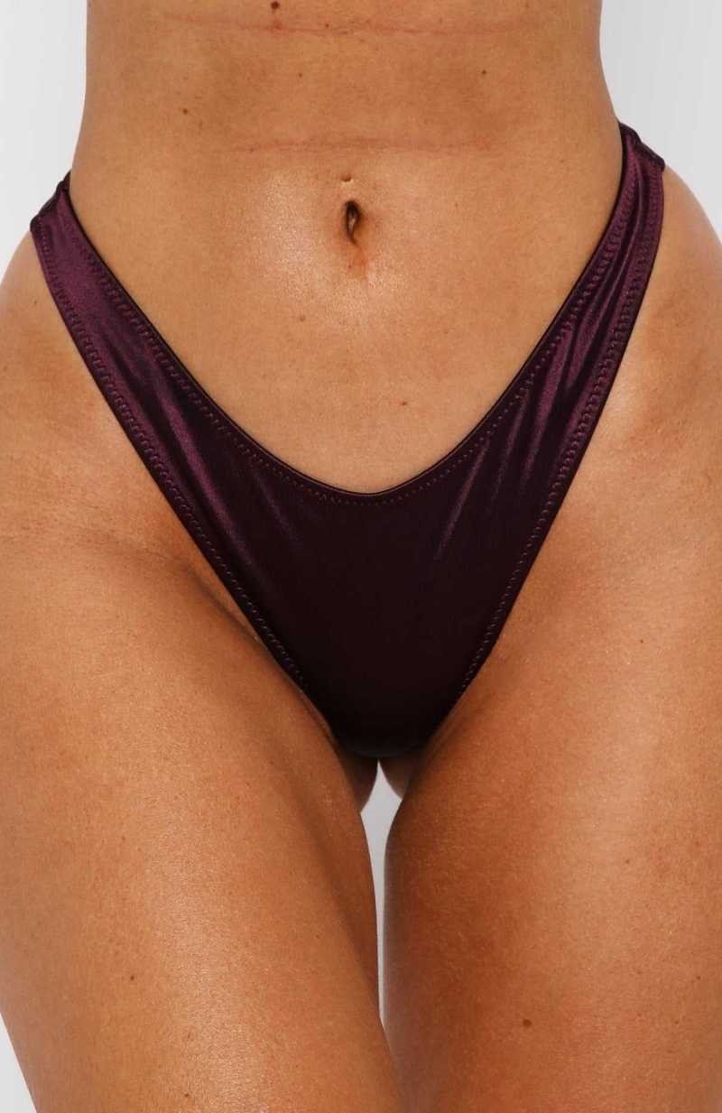 White Fox Anastasia Bottoms Plum | XVZQIN-749