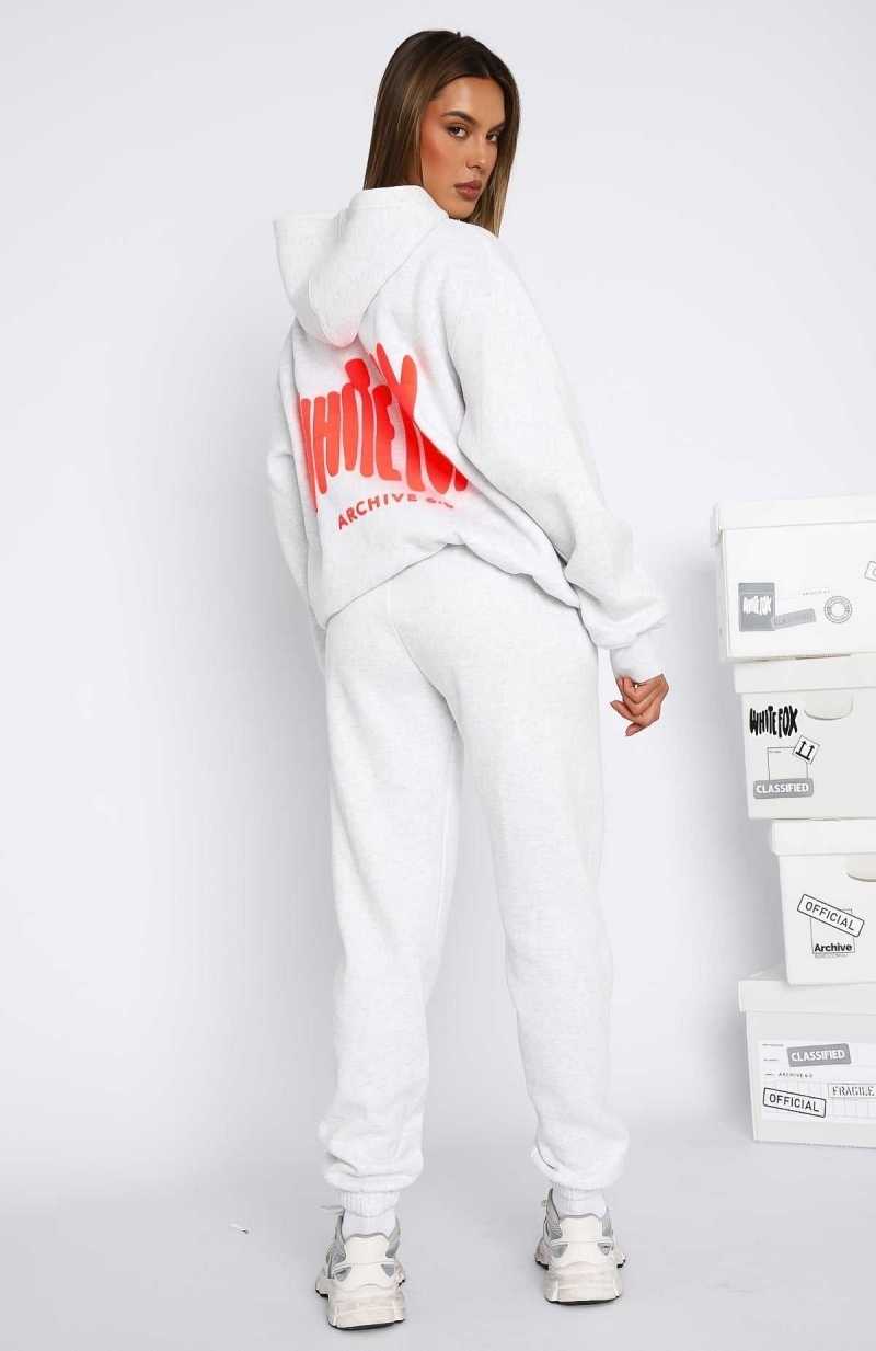 White Fox Archive 6.0 Sweatpants Cloudburst | OUJIAK-096