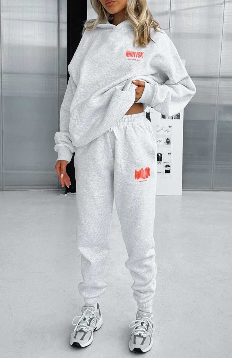 White Fox Archive 6.0 Sweatpants Cloudburst | OUJIAK-096