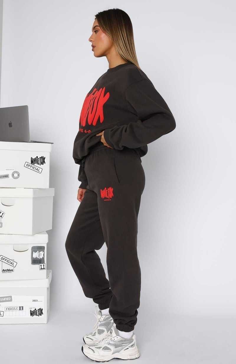 White Fox Archive 6.0 Sweatpants Lava | LWQOFS-608