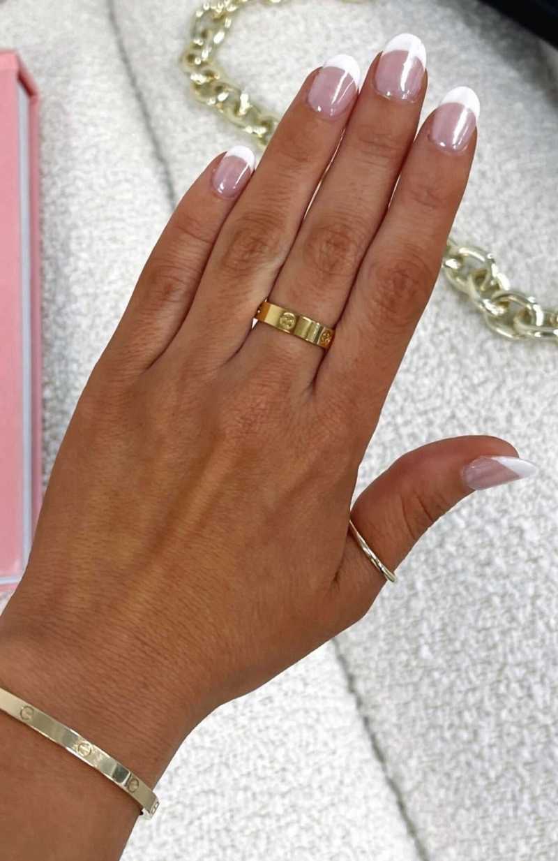 White Fox Bridie Ring Gold | LUVWCD-782