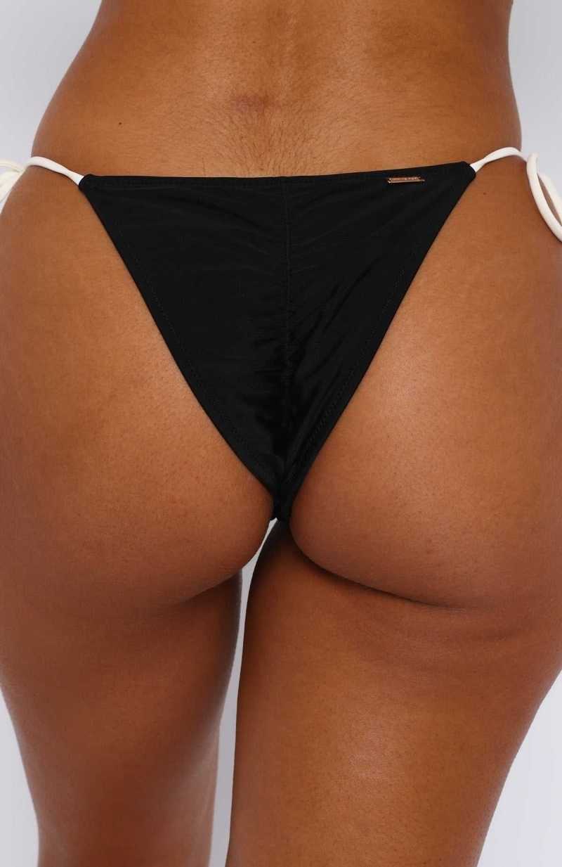 White Fox Cabo Bottoms Black/White | OLQXVW-019