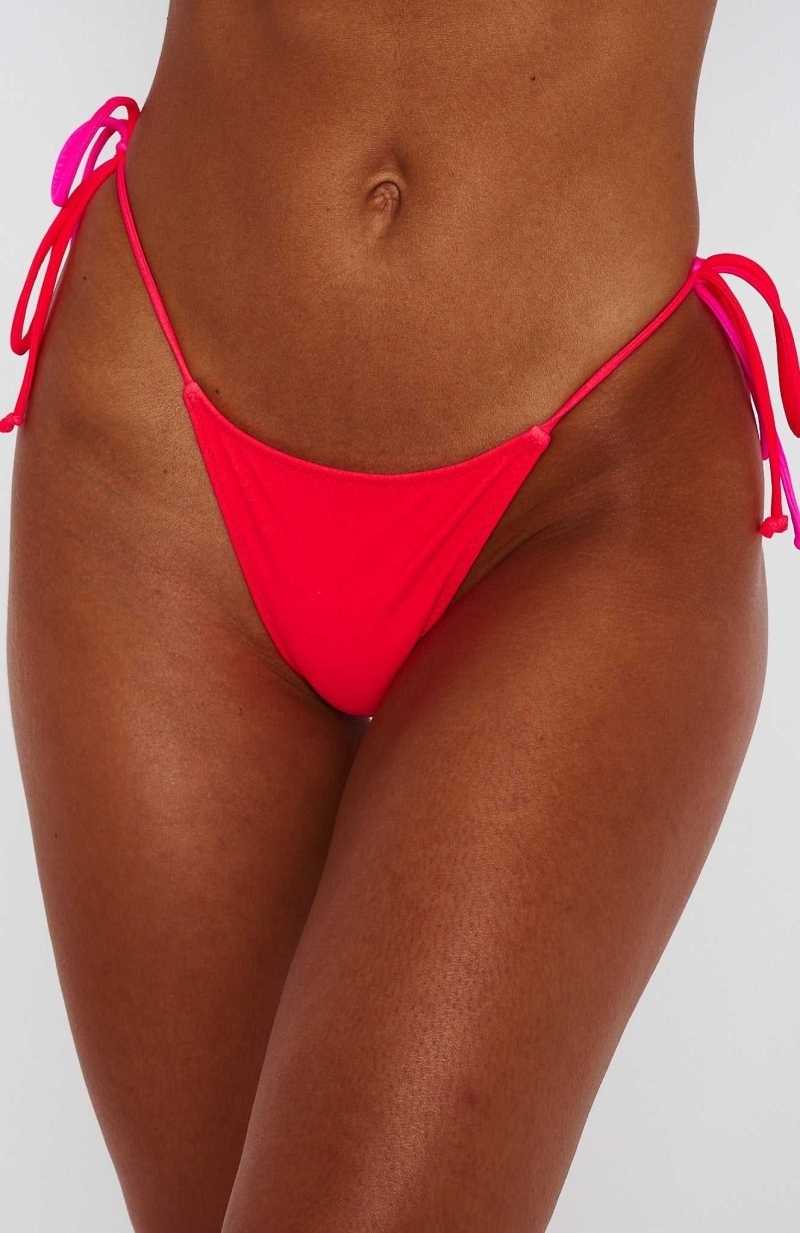 White Fox Cabo Bottoms Strawberry Ombre | UQODPG-419