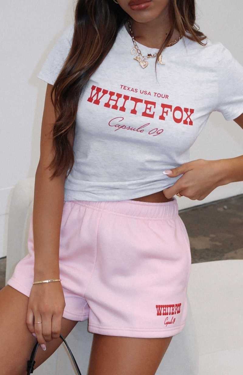 White Fox Capsule 9 Western Classic Lounge Shorts Posy | BFWVCN-930