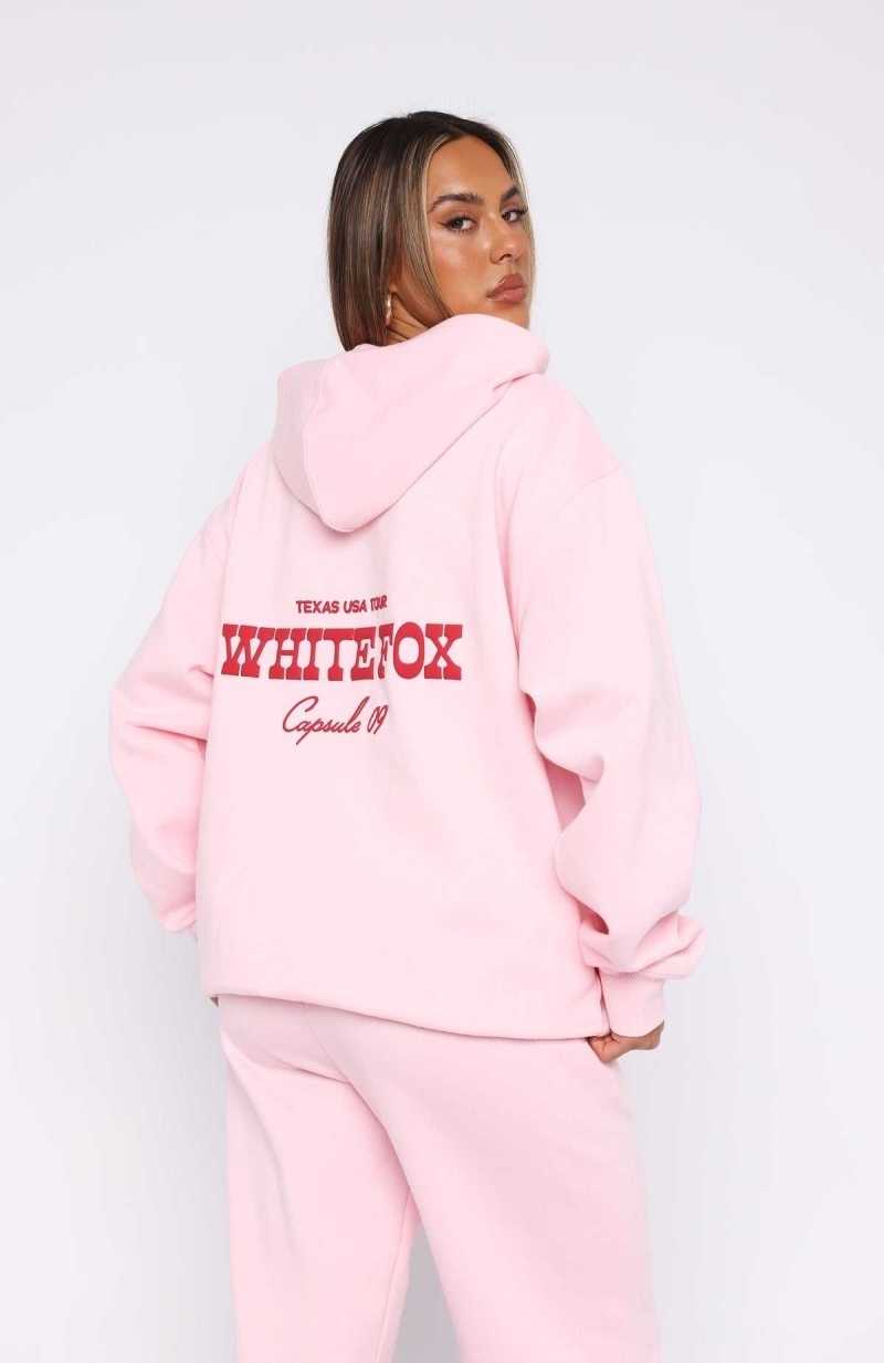 White Fox Capsule 9 Western Classic Oversized Hoodie Posy | CSKHJA-580