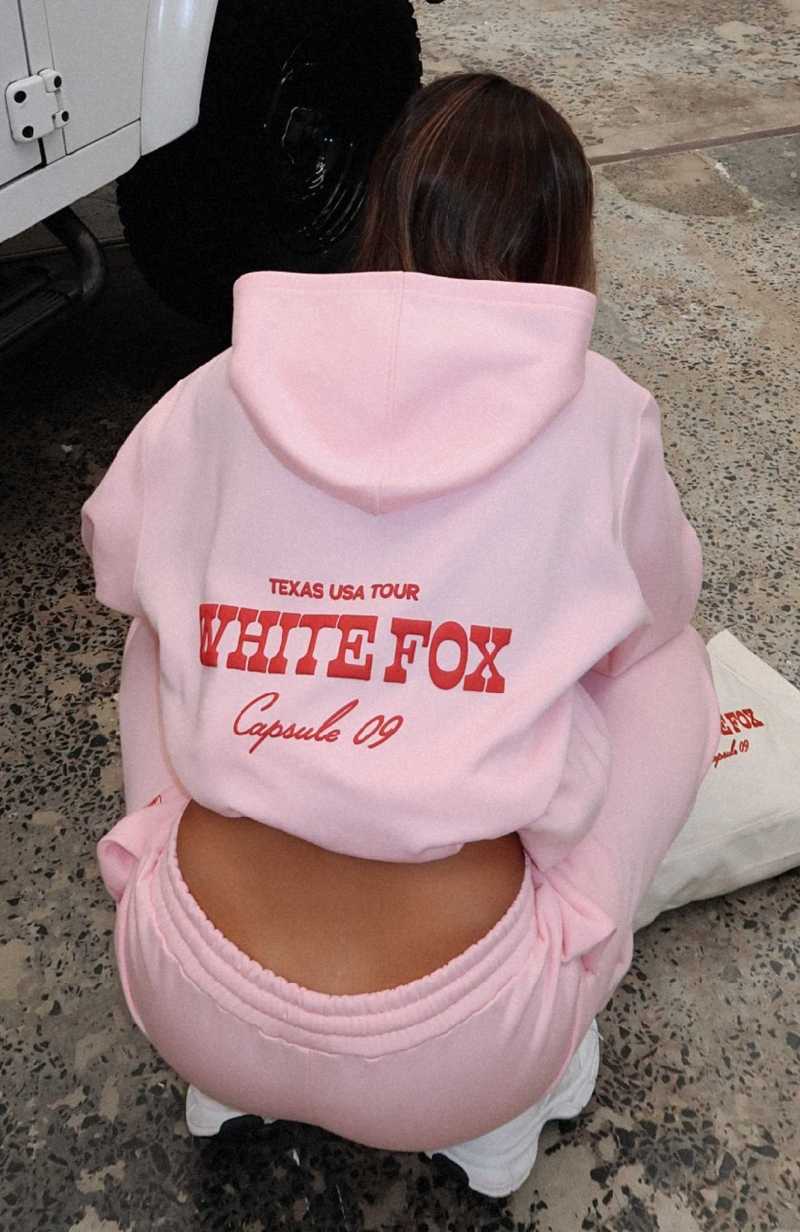 White Fox Capsule 9 Western Classic Oversized Hoodie Posy | CSKHJA-580