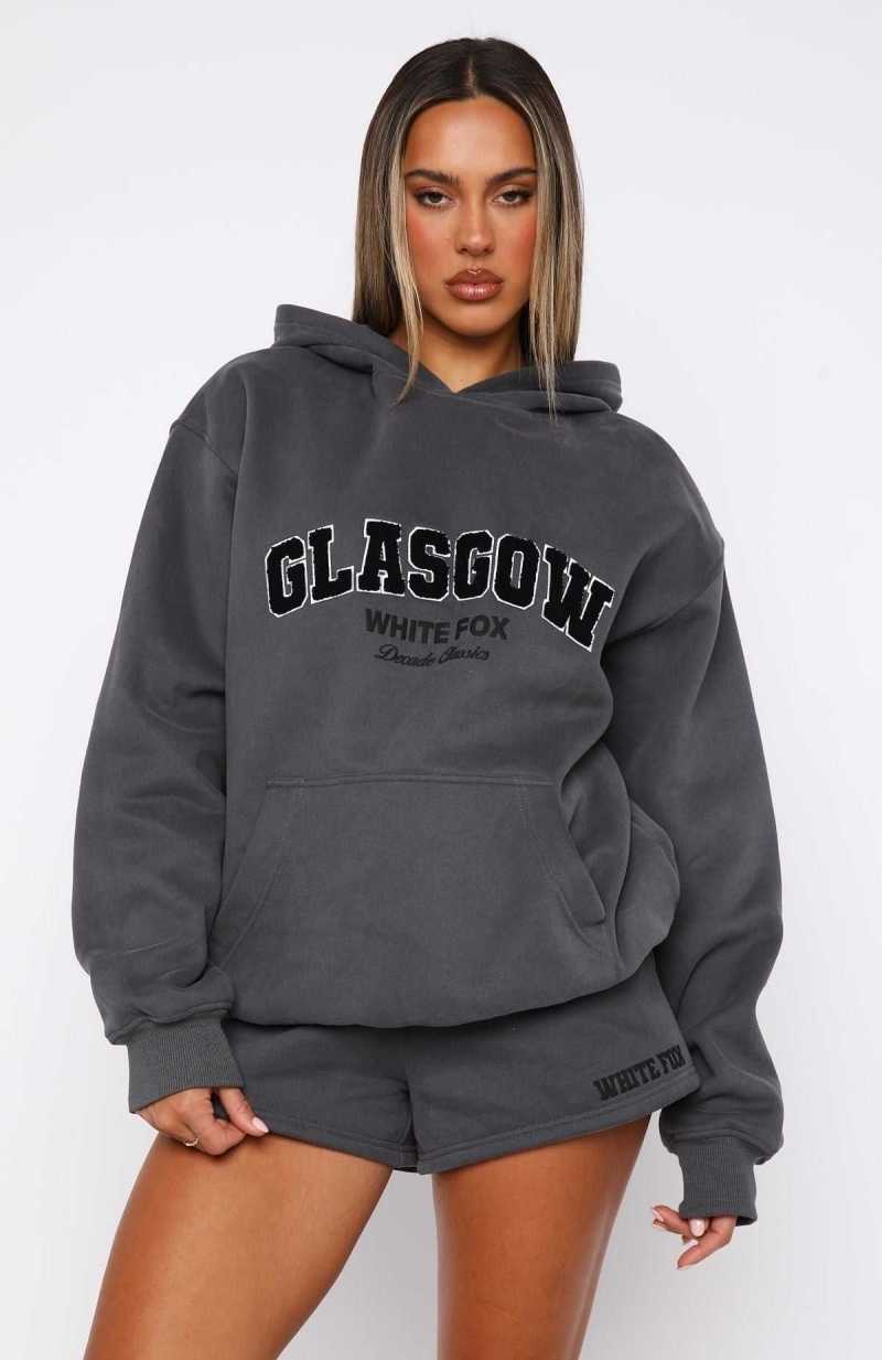 White Fox Decade Classics Global Oversized Hoodie Volcanic | MPNXQJ-346