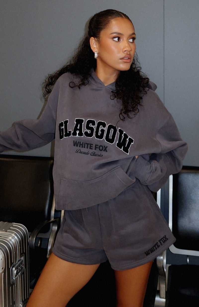 White Fox Decade Classics Global Oversized Hoodie Volcanic | MPNXQJ-346