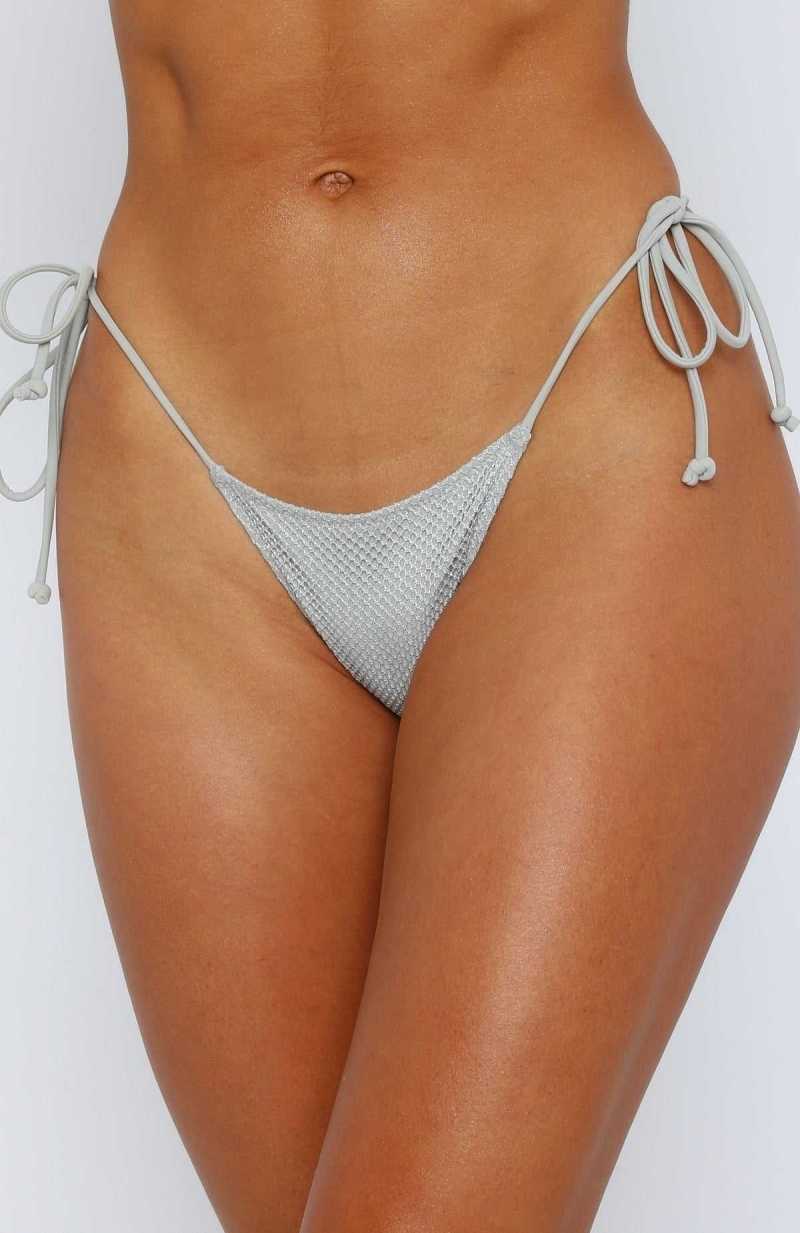 White Fox Destin Bottoms Silver | NGXBQL-461