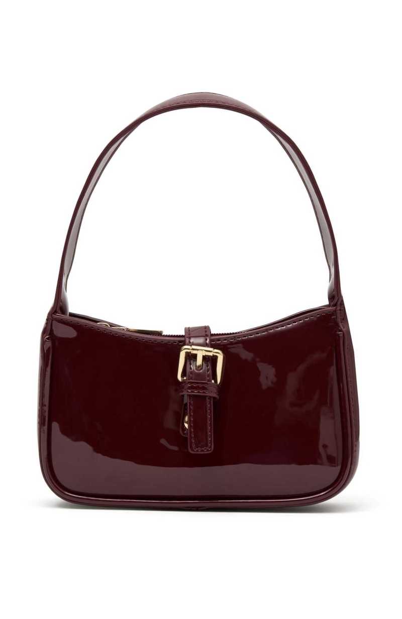 White Fox Dionne Shoulder Bag Cherry Cola | VXTAWD-042