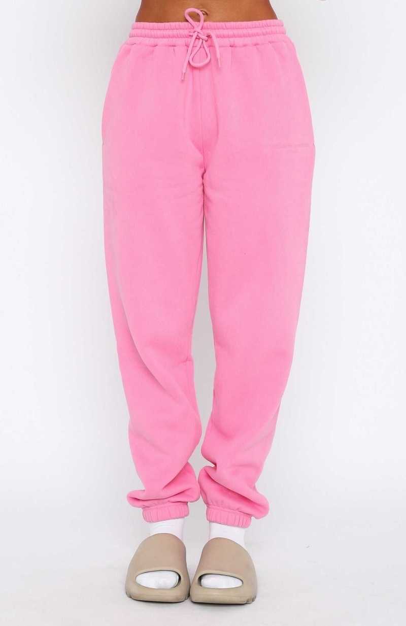 White Fox Future Forward Sweatpants Candy Pink | OCPNUE-293