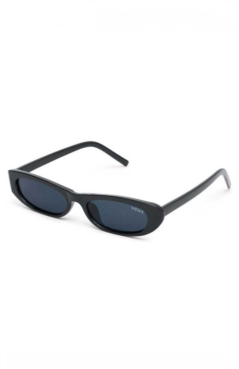 White Fox Georgina Sunglasses Black | RBTJXM-928