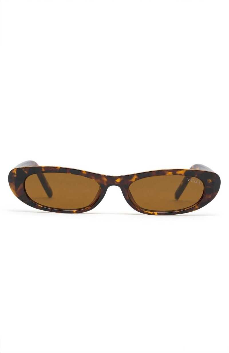 White Fox Georgina Sunglasses Tortoise | IAQSMJ-017