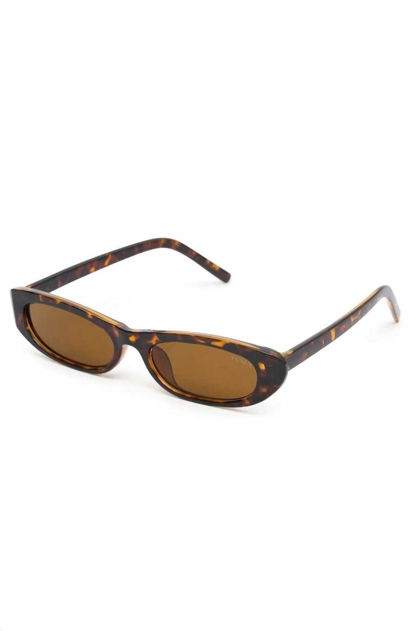 White Fox Georgina Sunglasses Tortoise | IAQSMJ-017