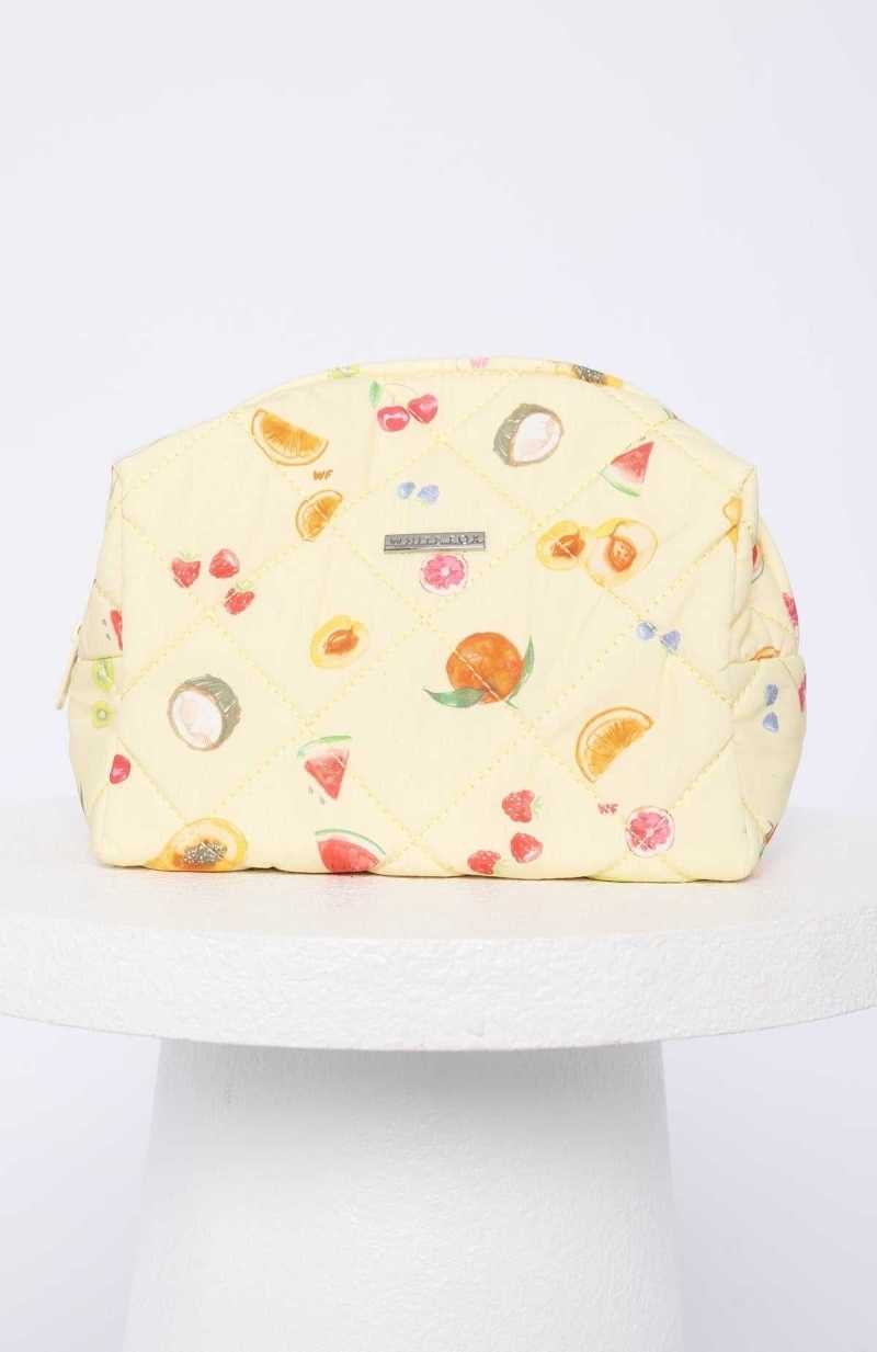 White Fox Getting Ready Cosmetic Bag Fruit Salad | FQKNPC-581