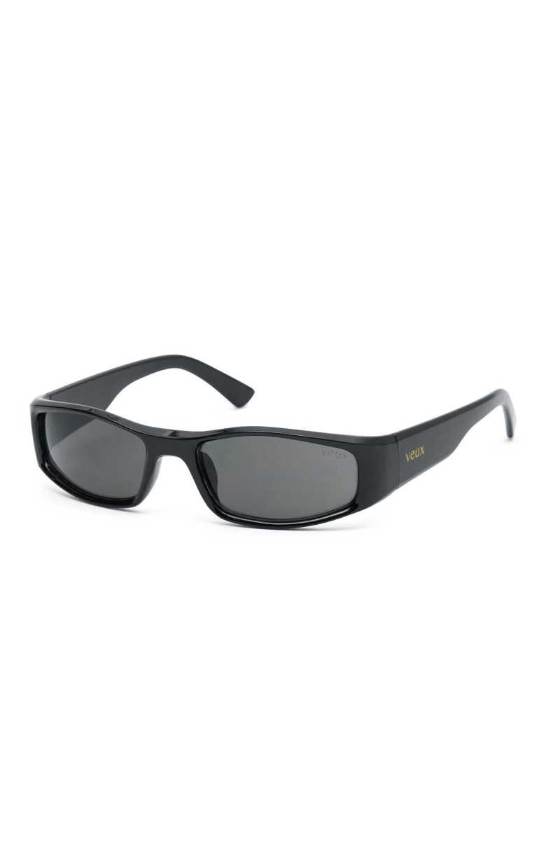 White Fox Going Places Sunglasses Black | BQFUAR-268