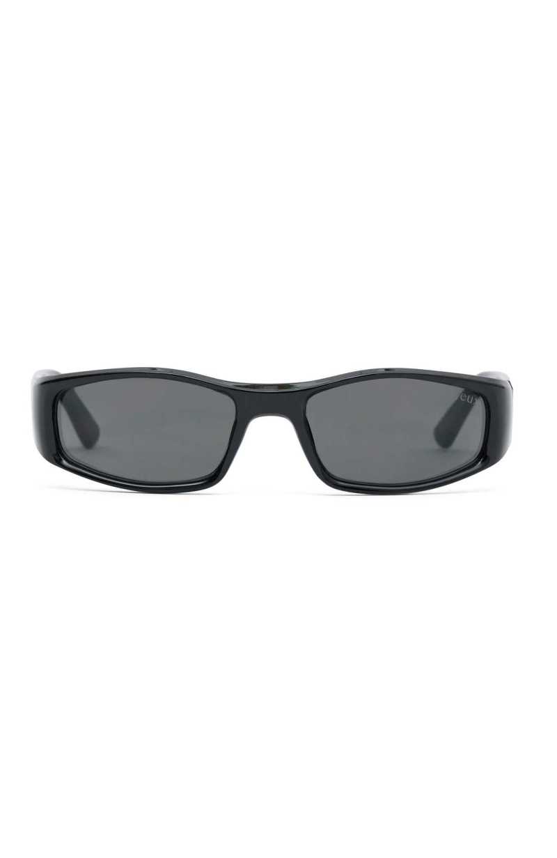 White Fox Going Places Sunglasses Black | BQFUAR-268