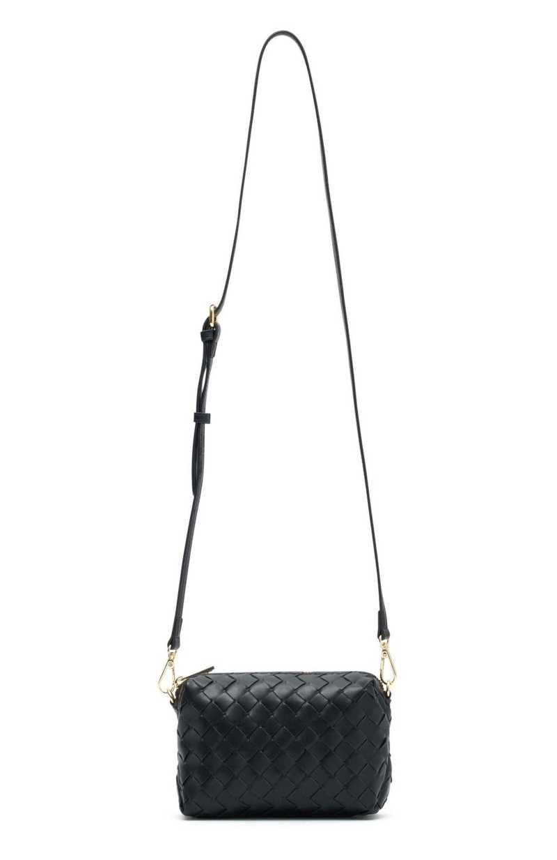 White Fox Good Times Crossbody Bag Black | UDHXAB-354