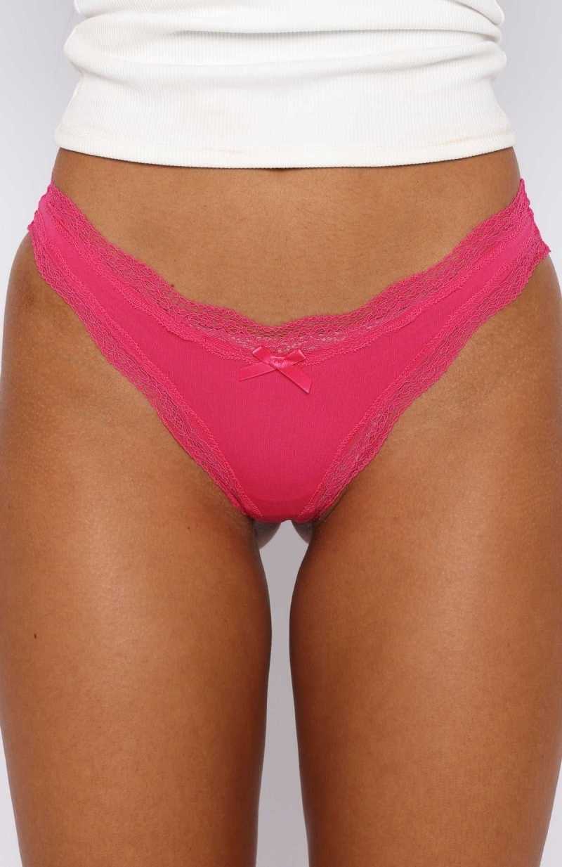 White Fox Honeybee 3-Pack Underwear Set Berries | PUDSFV-073