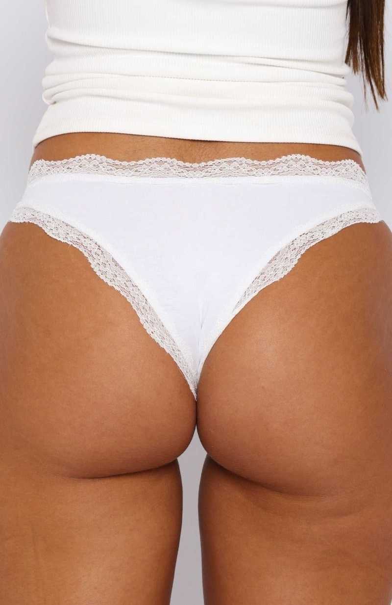 White Fox Honeybee 3-Pack Underwear Set Neutrals | IECMYP-693