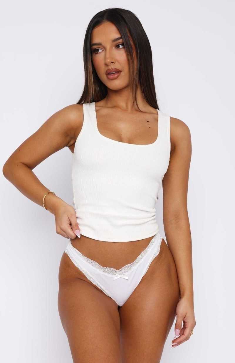 White Fox Honeybee 3-Pack Underwear Set Neutrals | IECMYP-693