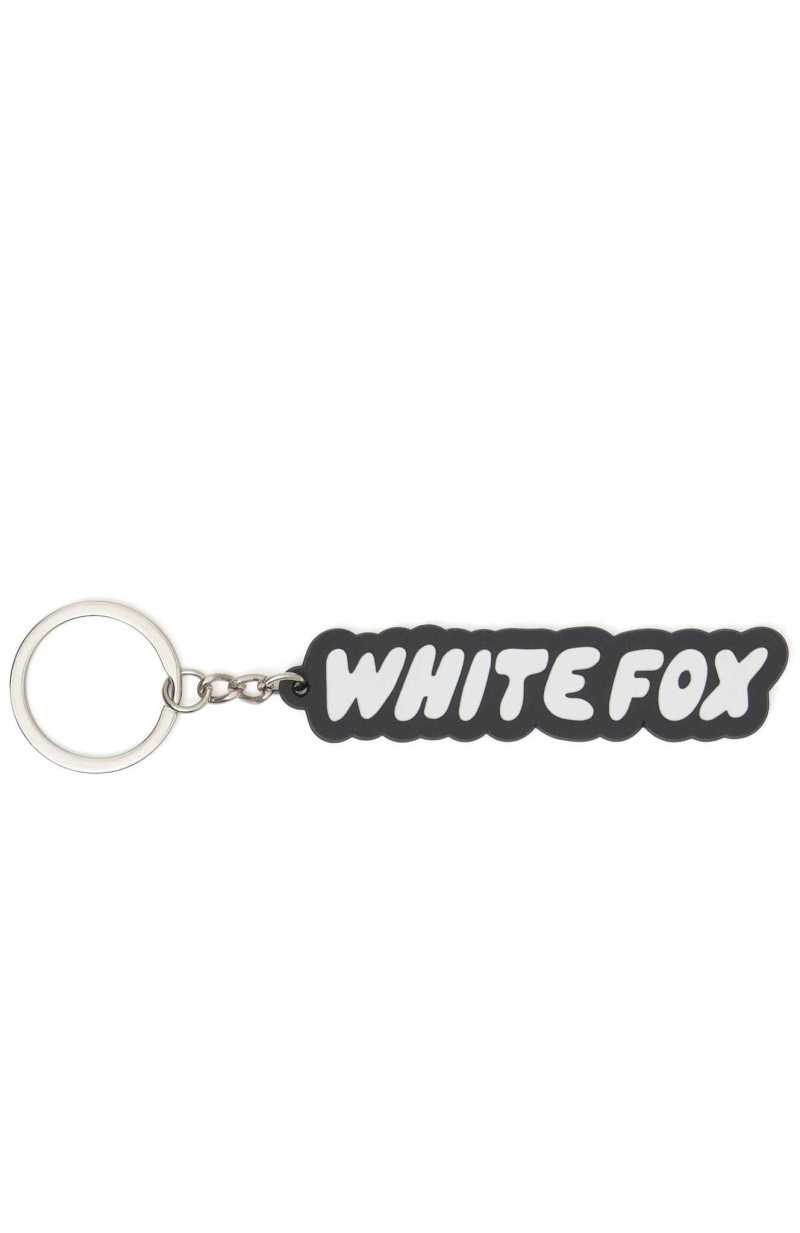 White Fox I've Got You Keychain Black/White | JZPWMT-397