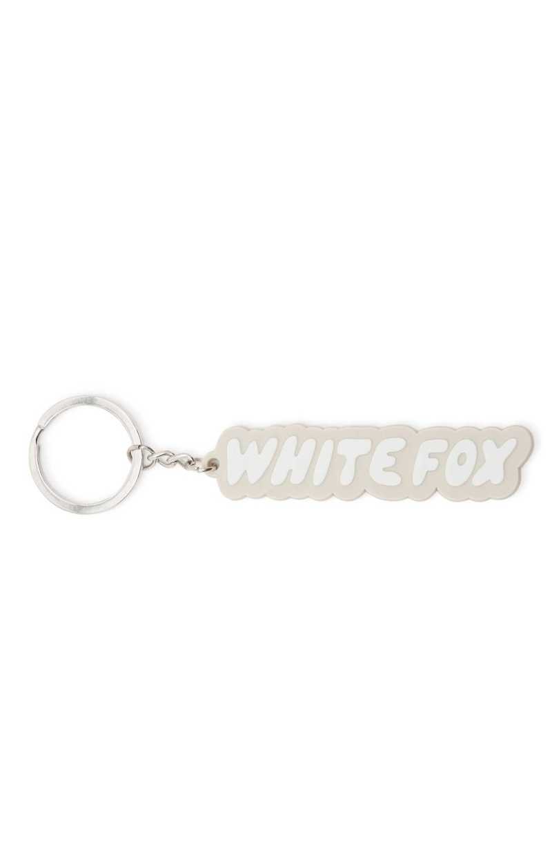 White Fox I've Got You Keychain Moon | OCTAIP-915