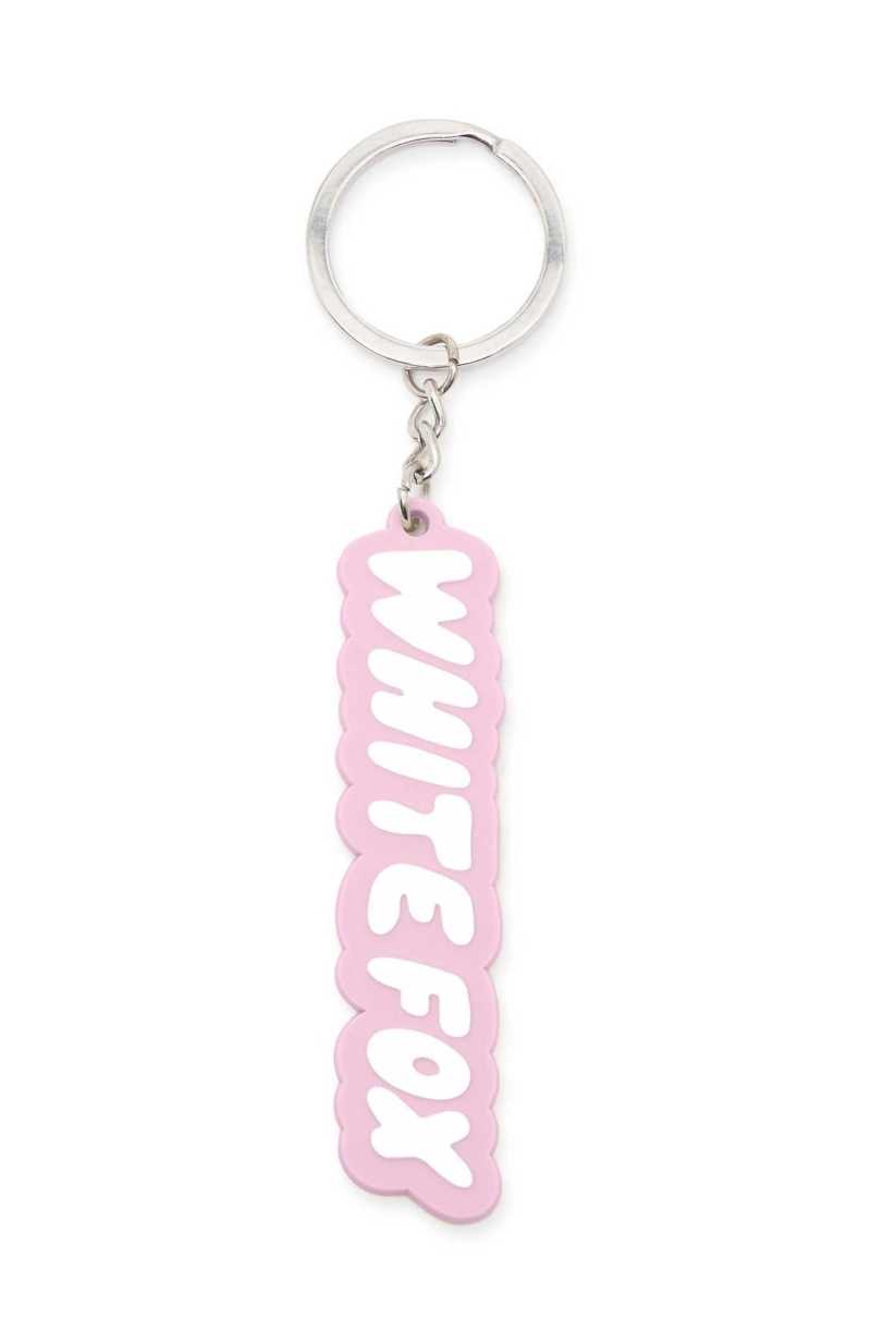 White Fox I've Got You Keychain Pink | NRWMVD-849