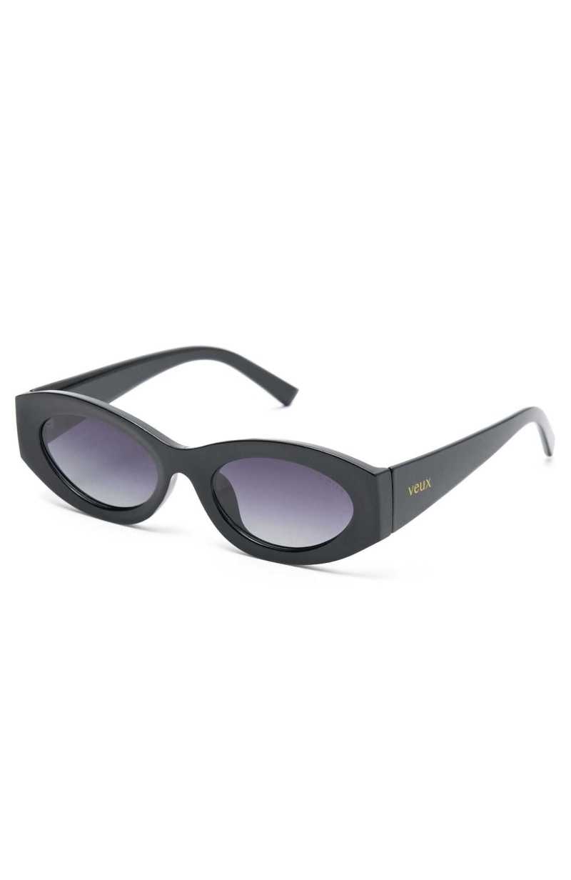 White Fox Jame Sunglasses Black | CEIZNR-823