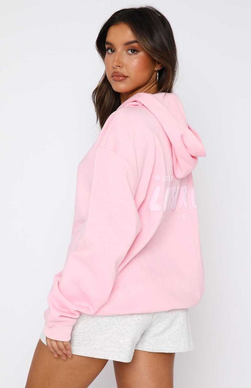 White Fox Leisure Series Oversized Hoodie Posy | TLDBXM-265