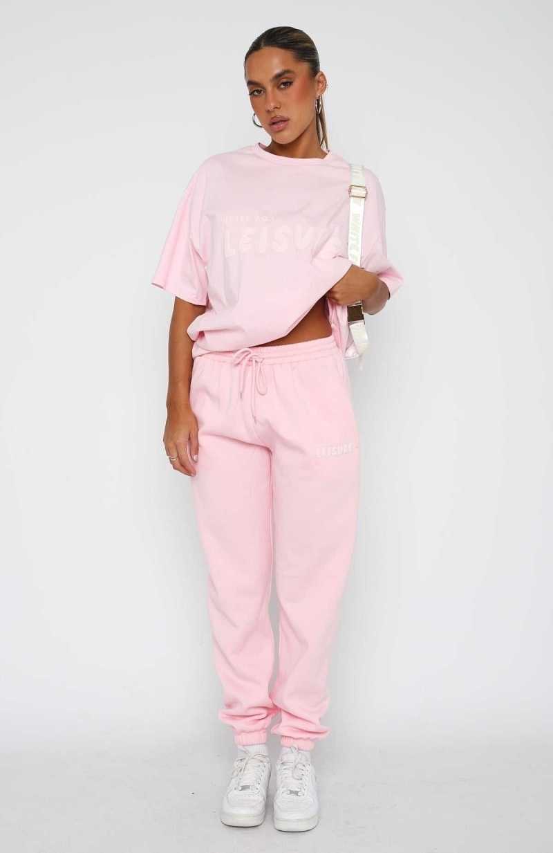 White Fox Leisure Series Sweatpants Posy | YJERDZ-429