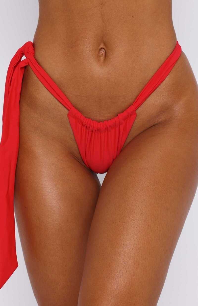 White Fox Ocean Views Bottoms Red | IHOBJN-619