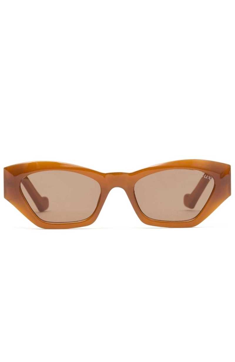 White Fox Pero Sunglasses Biscuit | OWTKVC-076