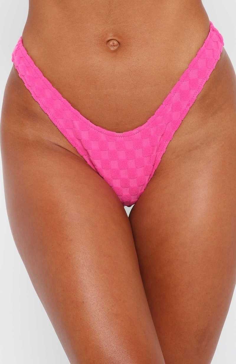 White Fox Queen Of The Beach Bottoms Pink Terry | HWGBJP-708