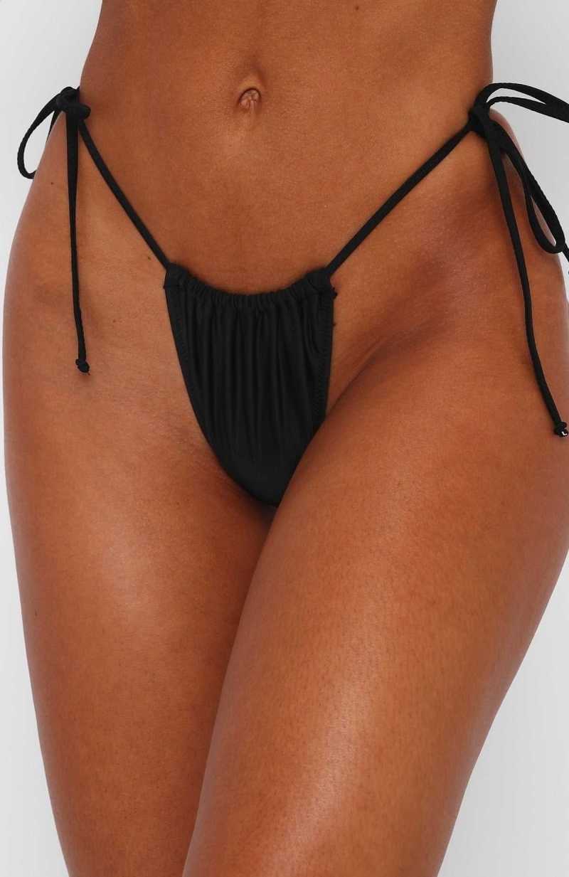 White Fox Rule Breaker Bottoms Black | AZVKQD-913