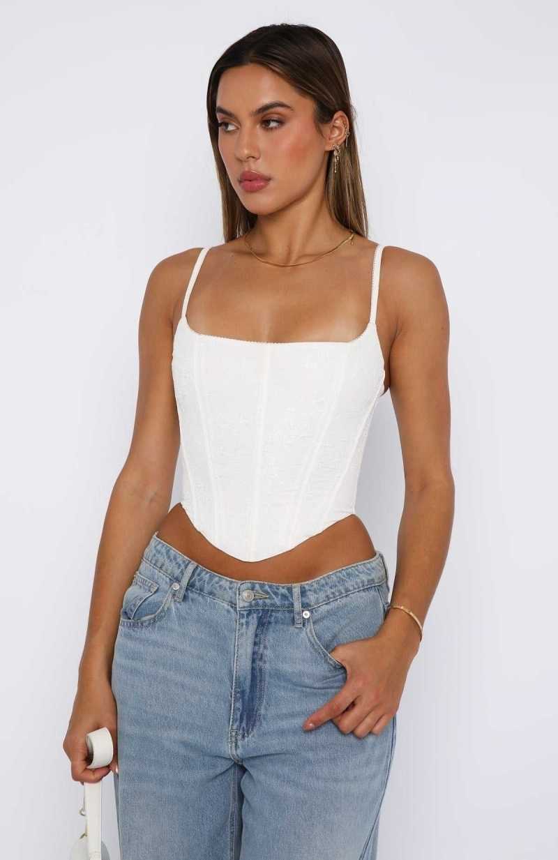 White Fox Same Old Song Bustier White | WZIODE-854