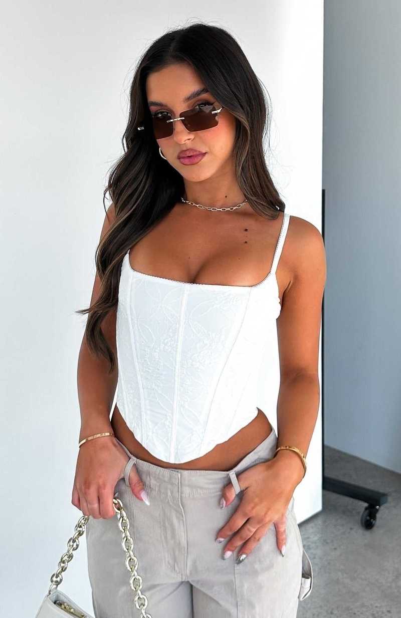 White Fox Same Old Song Bustier White | WZIODE-854