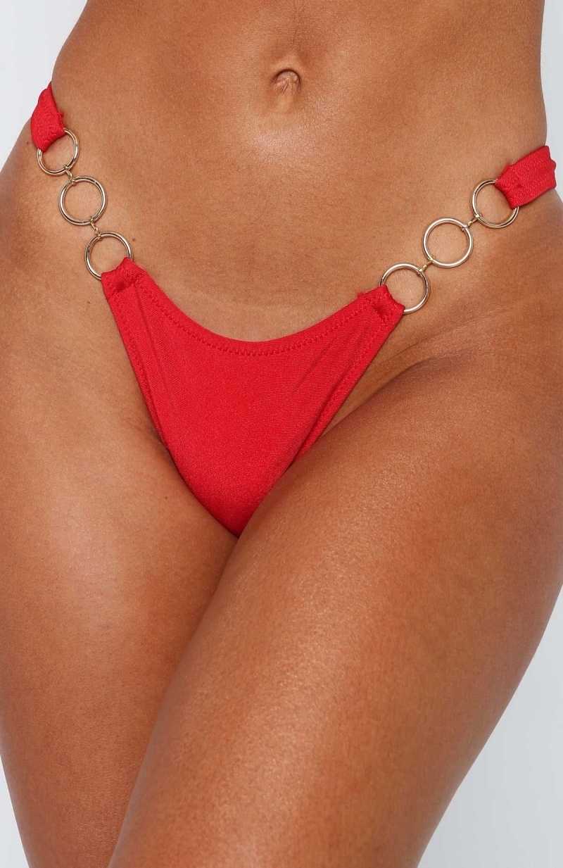 White Fox Shelly Bottoms Red | VMURTY-053