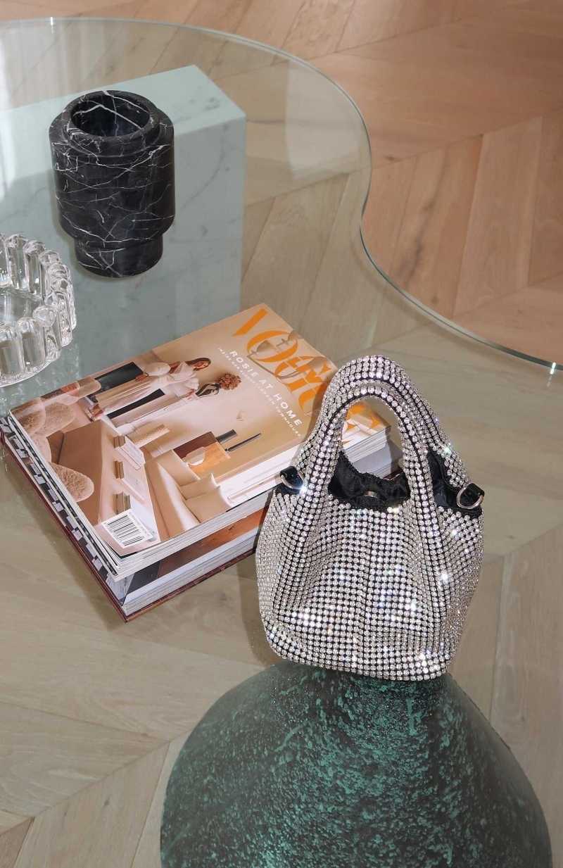 White Fox Shine Bright Like A Diamond Bag Silver | WIPOGN-862