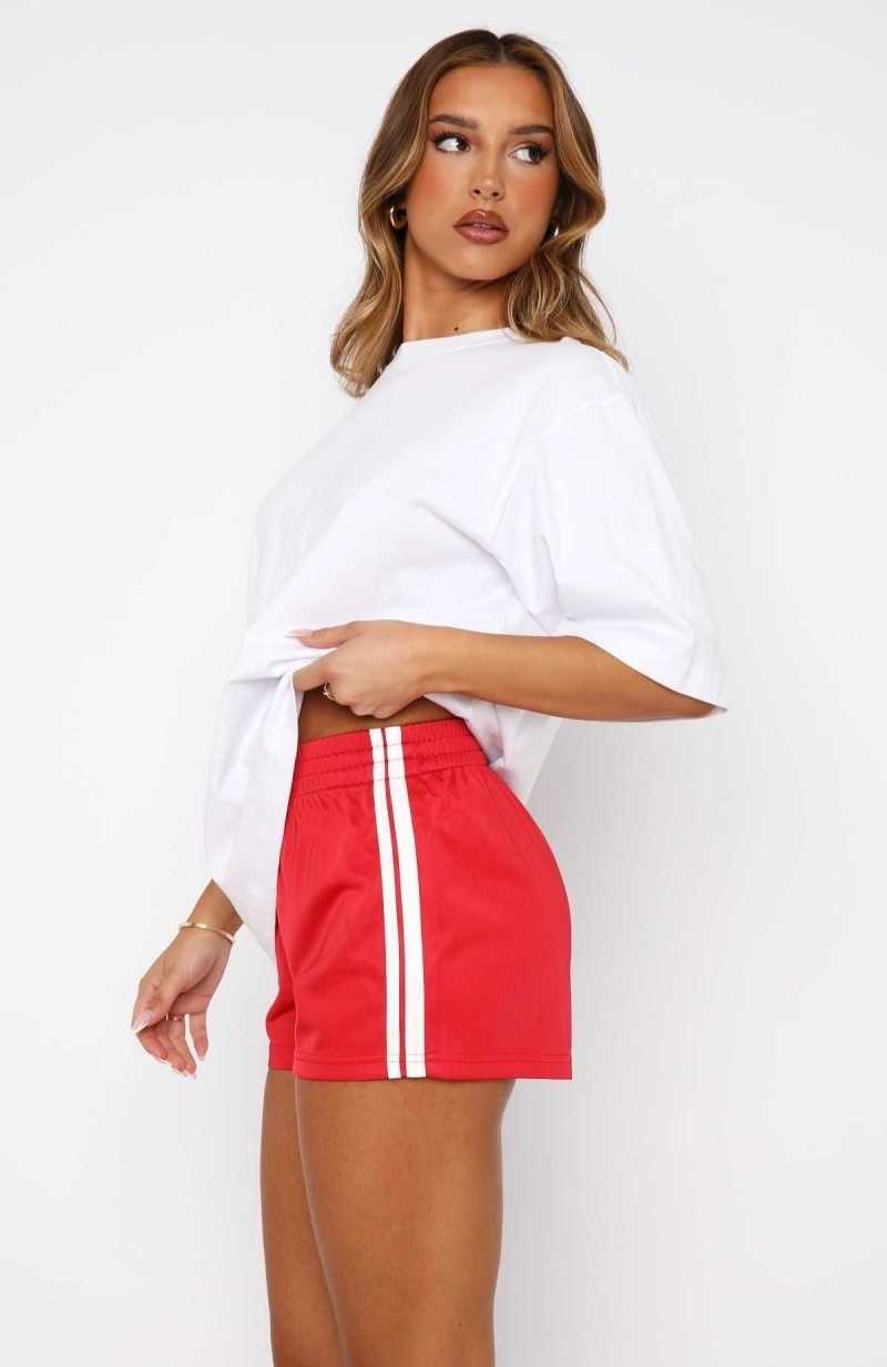 White Fox Show Me Something Shorts Red | PMAOYW-780