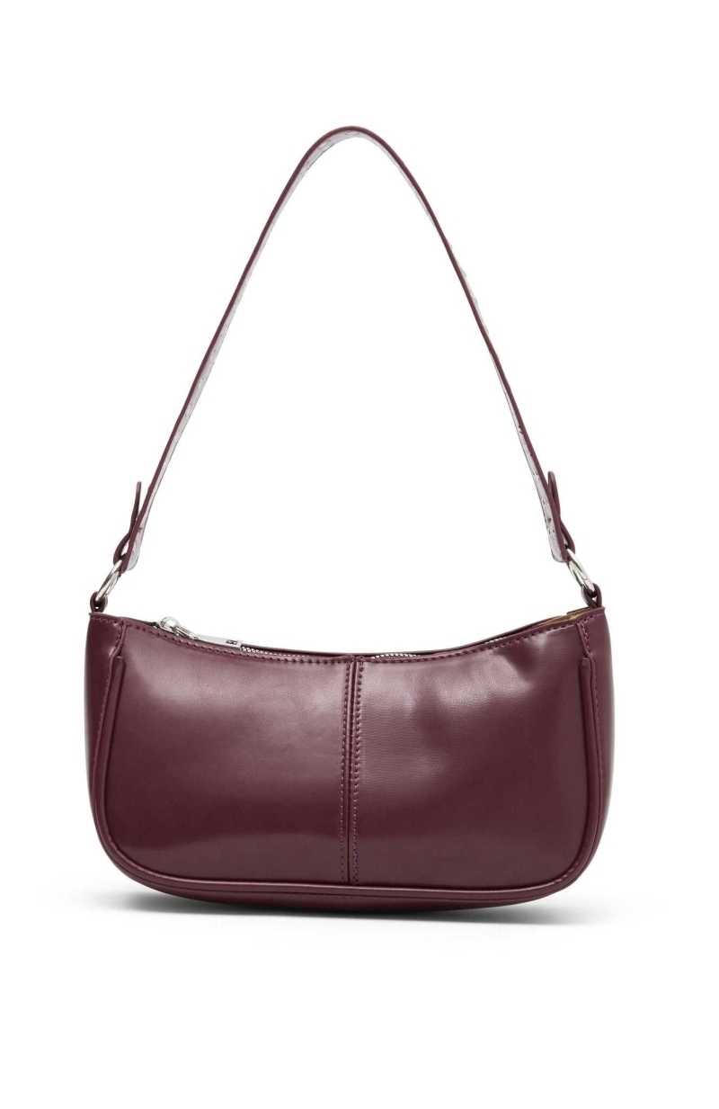 White Fox Sophia Shoulder Bag Burgundy | SDUOCA-265