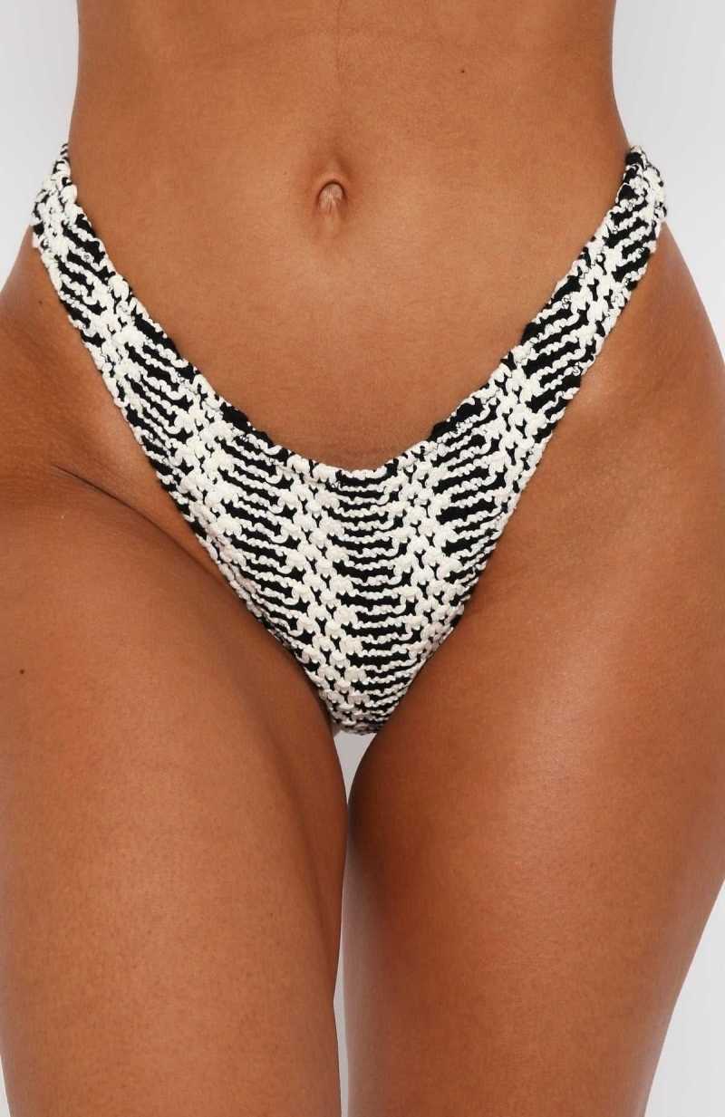 White Fox Sunny Coast Bottoms Monochrome | JQNECS-584